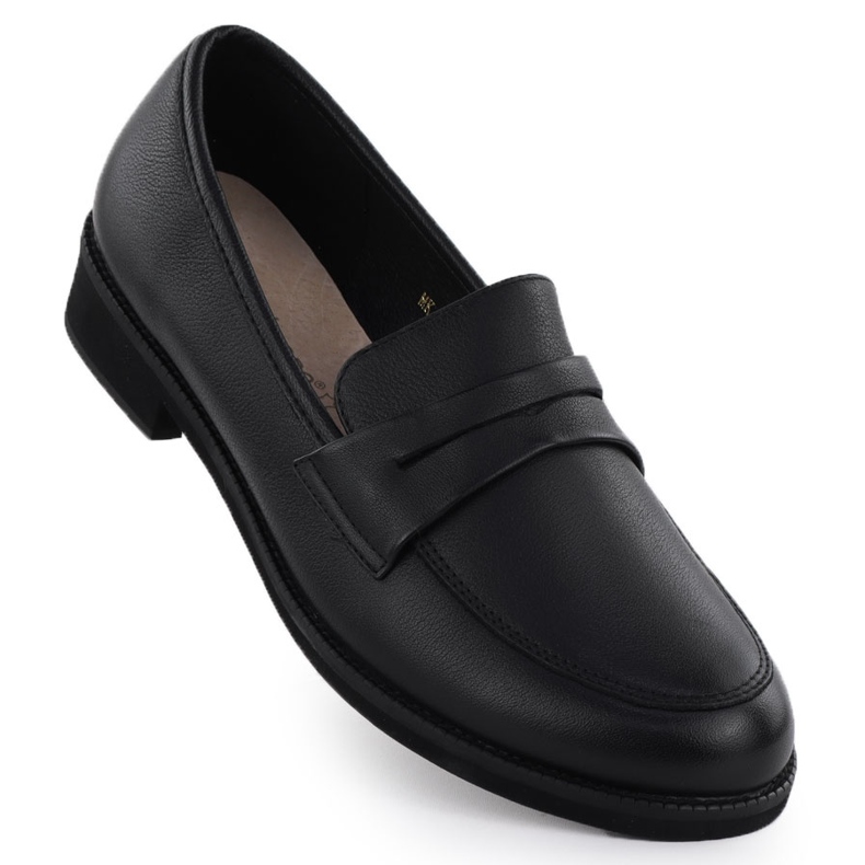 Lords de cuero mocasines negros Sergio Leone MK25112-S