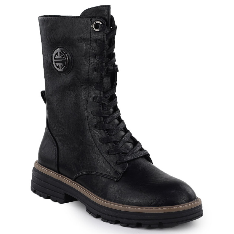 Botas aisladas para mujeres Jezzi Black ASA259-10