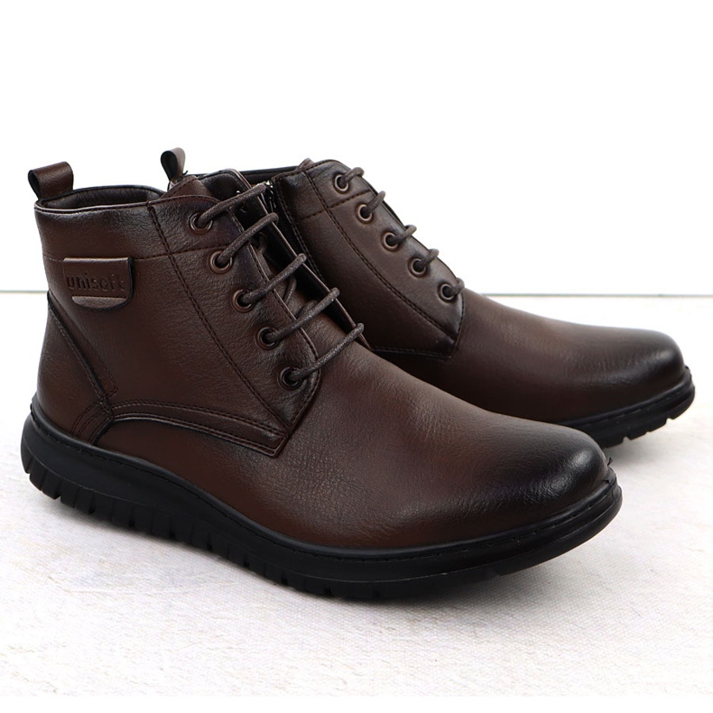 Men Brown Unisoft de hombres aislados para hombres 24MN16-7515