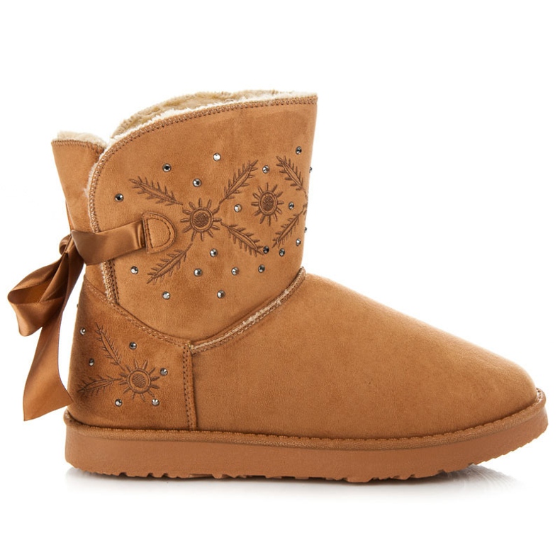 Kylie Botas de nieve de gamuza marrón