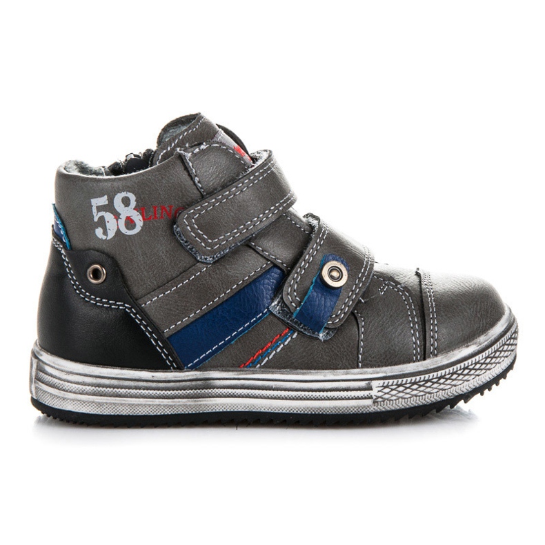American Club Zapatos de niño gris