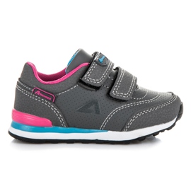 American Club Zapatillas de velcro gris