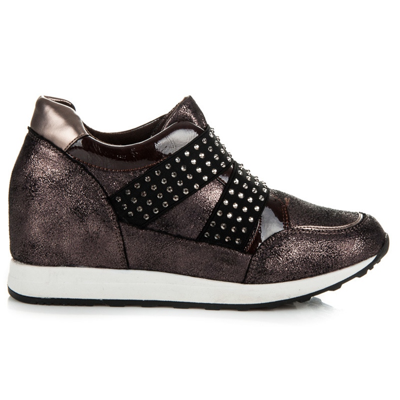 Kylie Zapatillas Rock Wedge marrón