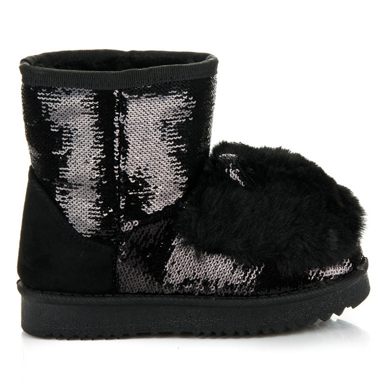 Kylie Botas de nieve con orejas negro Kylie Botas de nieve con orejas negro