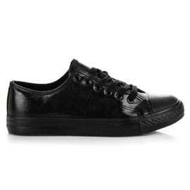 Anesia Paris Zapatillas negras de mujer negro