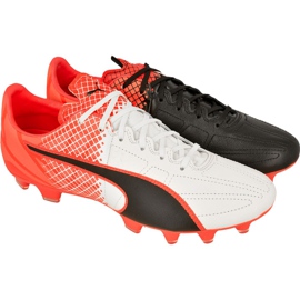Botas de fútbol Puma evoSPEED 3.4 Trucos Cuero Fg M 10379401 azul, blanco, negro multicolor