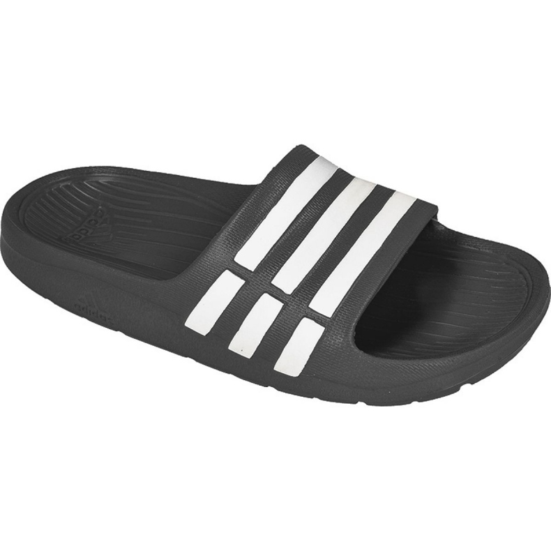 Zapatillas Adidas Duramo Slide K Jr G06799 blanco negro