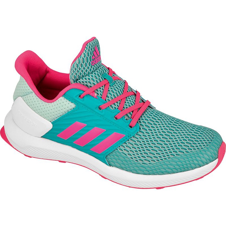 Zapatillas Adidas RapidaRun K Jr BA7873 rosado verde Zapatillas Adidas RapidaRun K Jr BA7873 rosado verde