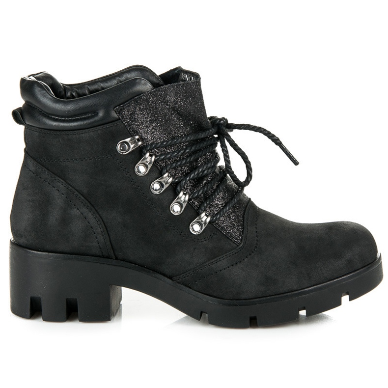 Vinceza botas de montaña atadas negro