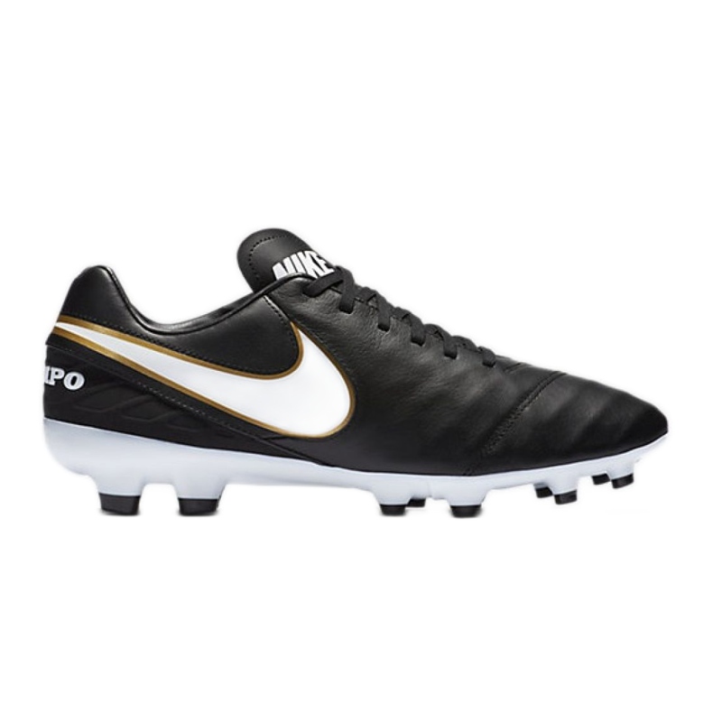 Botas de fútbol Nike Tiempo Mystic V Fg negro negro