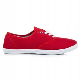 Zapatillas New Age con cordones rojo
