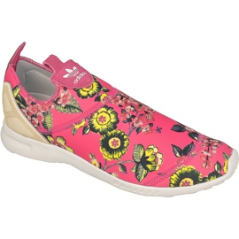 Zapatos adidas ORIGINALS ZX Flux ADV Smooth Slip On W S78960 multicolor rosado