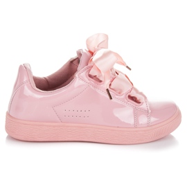 Best Shoes Deportivas lacadas rosado