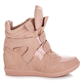 Seastar zapatillas con velcro rosado