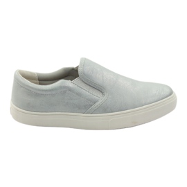 American Club Zapatillas deportivas con aplicación de piel 16541 gris