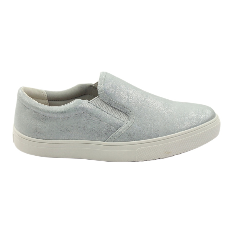 American Club Zapatillas deportivas con aplicación de piel 16541 gris
