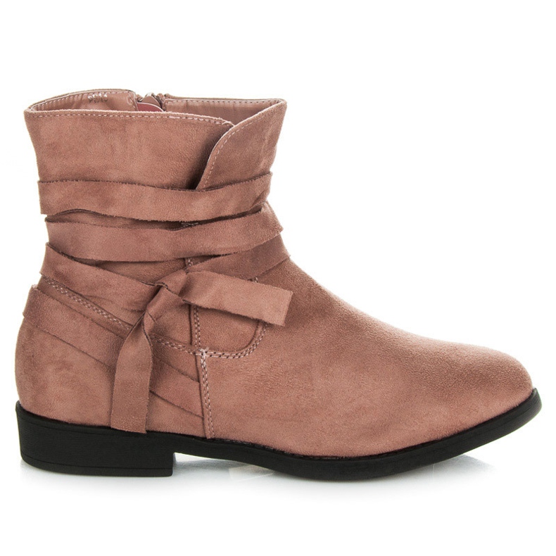 Seastar Botines de ante rosado