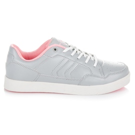 Ax Boxing Zapatillas de mujer grises rosa
