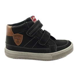 American Club Botín deportivo NIÑO negro velcro 17191