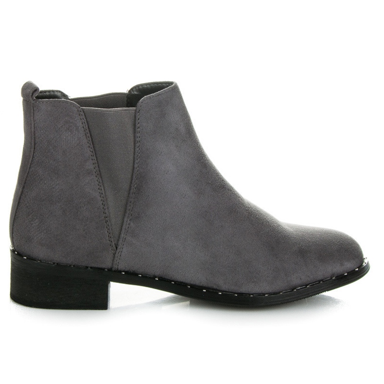Marquiz Botines chelsea con motivo animal gris