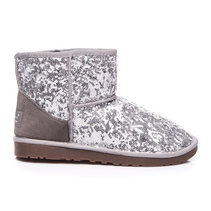 Torna Muklukes brillantes gris