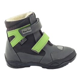 Bartuś botas Botas con membrana 315 para velcro gris/verde