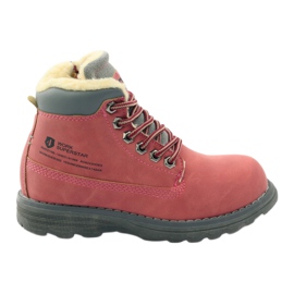 DK Botas de montaña de invierno con cremallera 75009 rosado