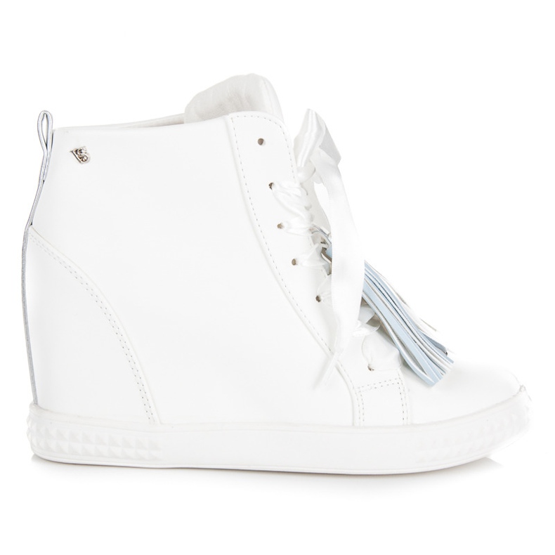 Vices New Collection Deportivas Con Flecos blanco