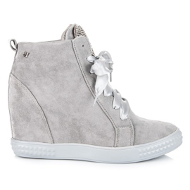 Vices New Collection Zapatillas Atadas Con Una Cinta gris