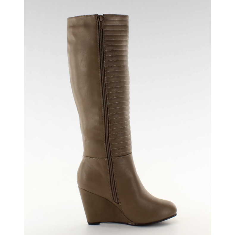 Botas acolchadas superior caqui BL3575