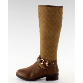 X706 Botas acolchadas MARRON-BEIGE
