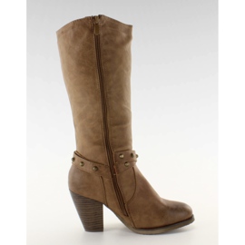 Botas vaqueras tacon Z6286 caqui