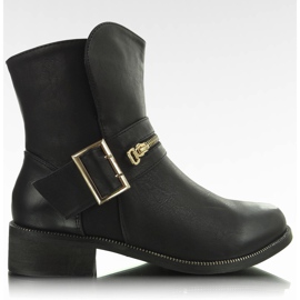 Botas Jodhpur con hebilla Negra AH-01 Negra negro Botas Jodhpur con hebilla Negra AH-01 Negra negro