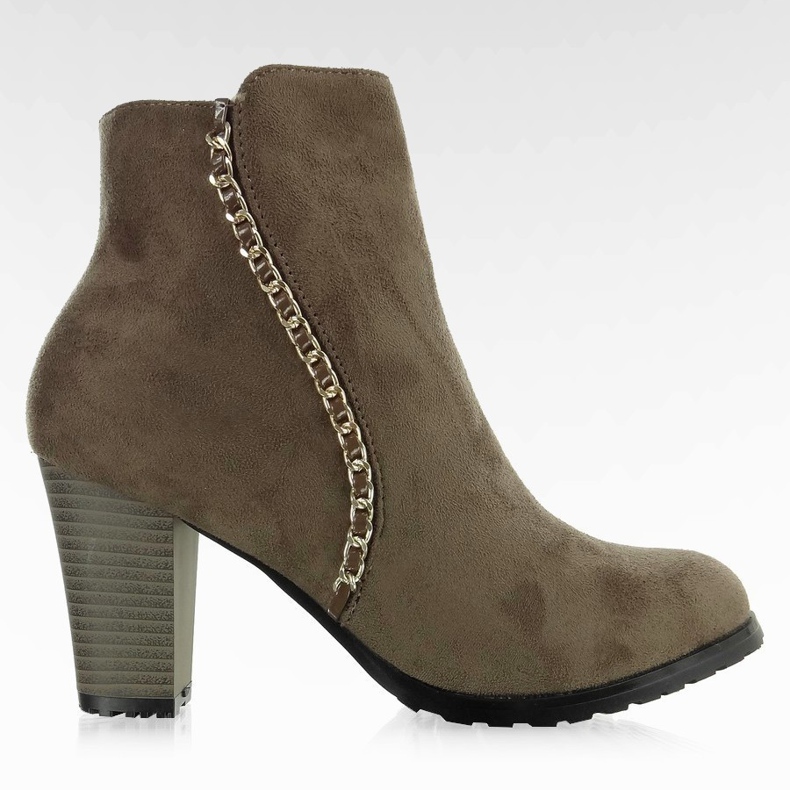Botas en el puesto HQ801 Khaki marrón multicolor