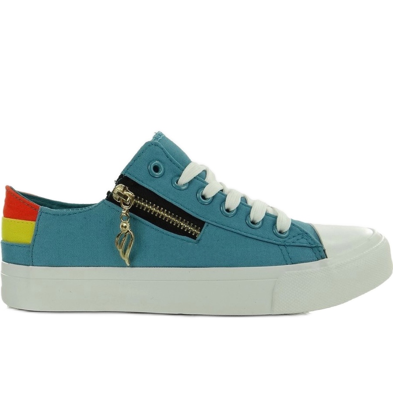 Zapatillas marineras W04 de colores azul