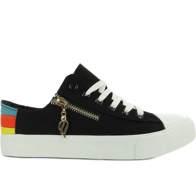 Deportivas de colores W04 Negro