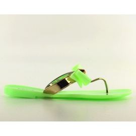Chanclas Meliski T-9110 verde amarillo