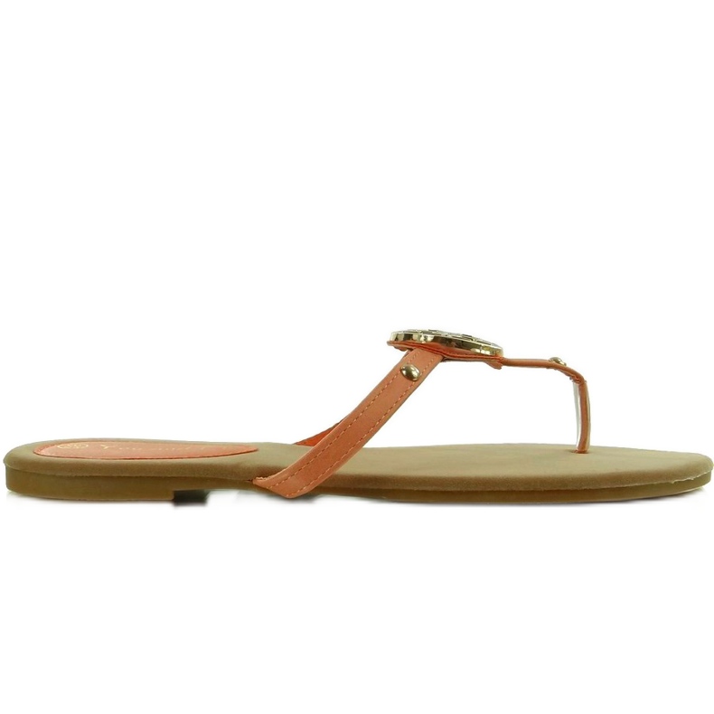Chanclas con tachuelas IR-82 albaricoque naranja