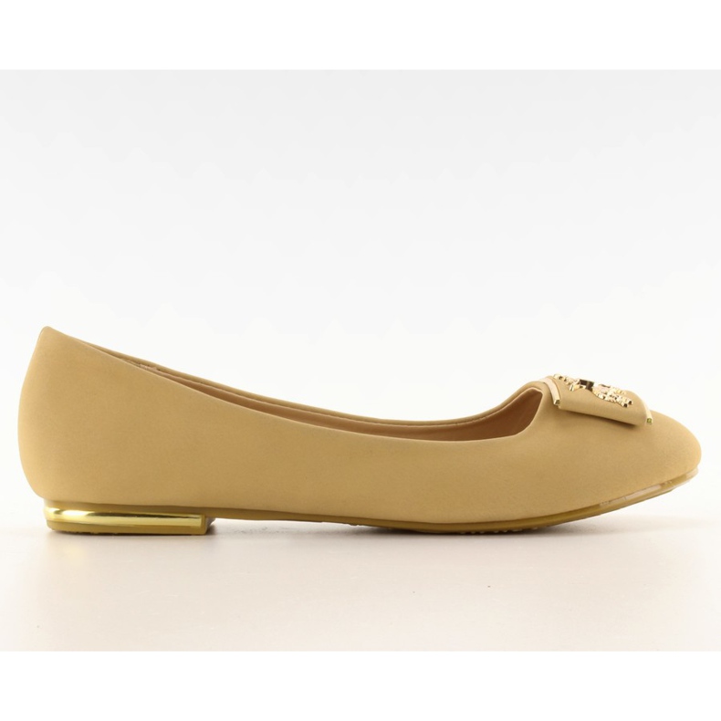 Bailarinas con adorno beige E305.