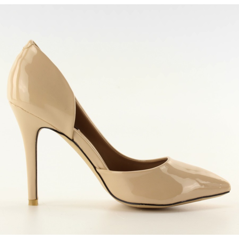 Bombas asimétricas U383 Beige nude