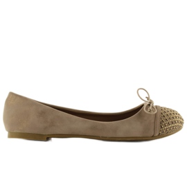 Bailarinas con circonitas MB-6213 caqui