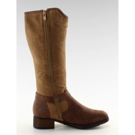 Botas de muslo 7585-1 marrón