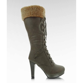 Botas sobre el poste G12400 caqui marrón multicolor