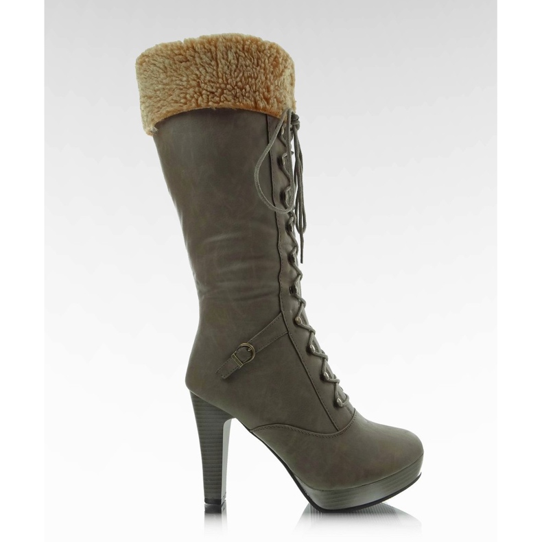Botas sobre el poste G12400 caqui marrón multicolor