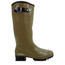 Botas de agua con hebilla 812-1 Beige