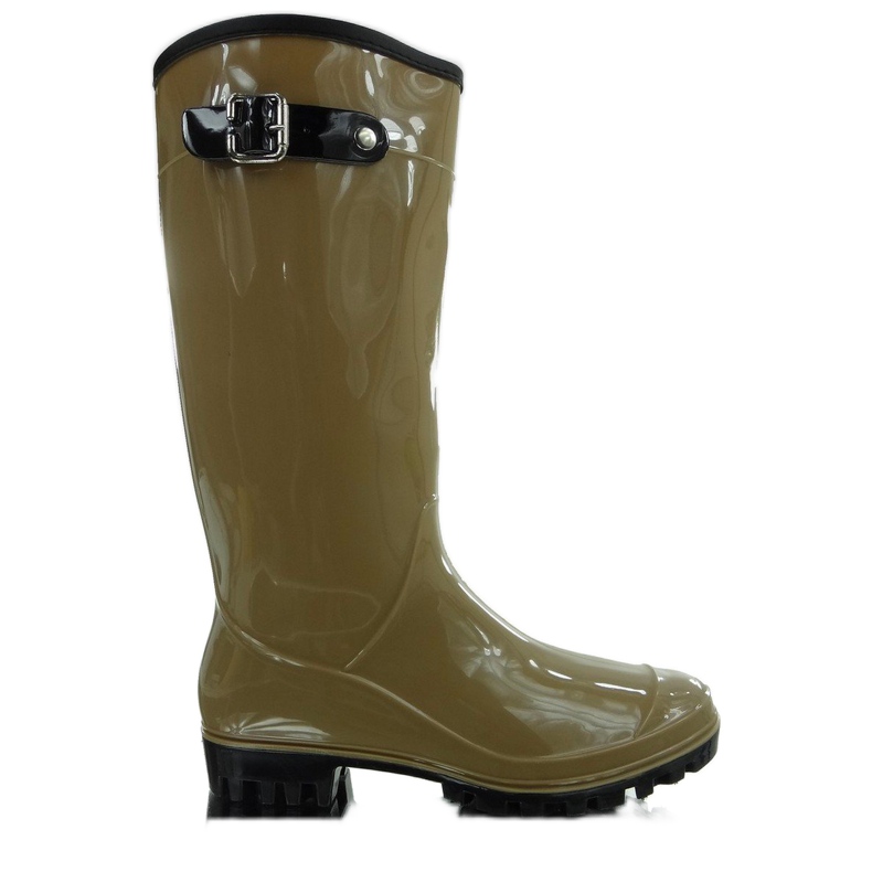 Botas de agua con hebilla 812-1 Beige