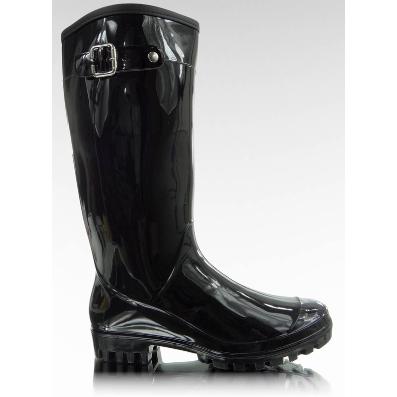 Chanclos con una hebilla 812-1 negro