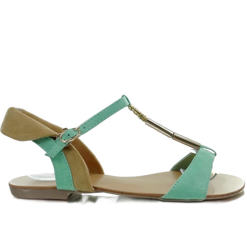 Sandalias delicadas WF-38 menta verde Sandalias delicadas WF-38 menta verde