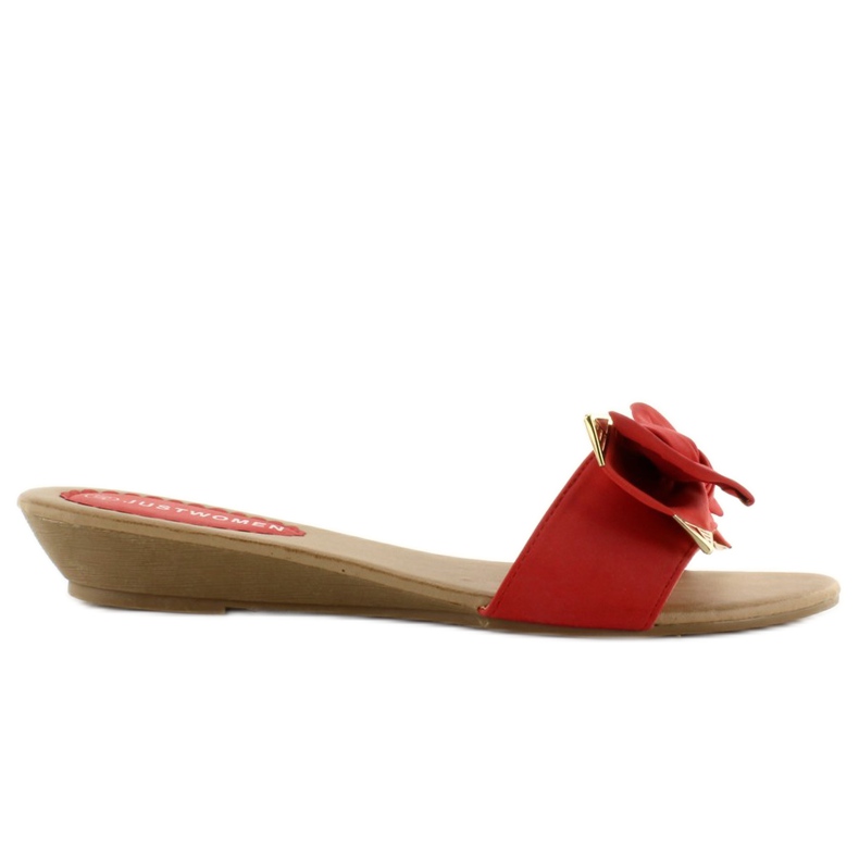 Zapatillas elegantes rojas YC-51 rojo