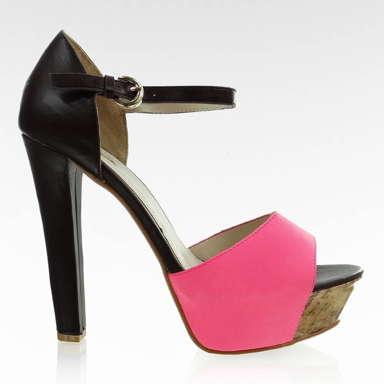 Bombas en el poste VB33035 rosa negro rosado